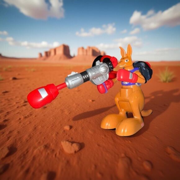 2004 Fisher Price Rescue Hero’s Wilderness Jabs the Kangaroo 6” - Picture 1 of 6